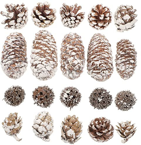 Angoily 1 Satz DIY handgefertigte Materialien Tannenzapfen-Ornamente Dekoration bastelset bastelsets für Tannenzapfen-Tischstreuer für zu Hause Tannenzapfen für Weihnachten