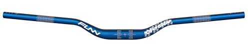 Funn Upturn Riser Lenker, Klemme 35mm, Breite 800mm, Rise 40mm (Blau) | dreifach konifiziert, AL6061 und AL6066, aufrechte Geometrie, Markierungen für Schalt- und Bremshebel, für MTB und BMX
