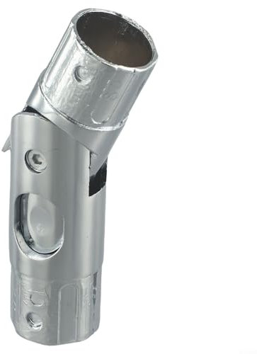 Jotekonoby Garten-Sonnenschirm-Rotationsgelenkverbinder, wasserdicht, Aluminium, Schirmstangenadapter, Ersatzteile für Terrasse, Marktschirm, 32–38 mm Durchmesser, silberfarben (38 mm)