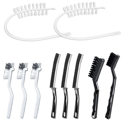 10 PCS Washing Machine Cleaner Brushes Set, Crevice Cleaning Brush UK Bathroom Cleaning Brush, Washing Machine Drum Cleaner Brushes Suitable for Washer Machines Sinks Bathtubs
