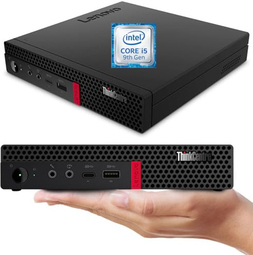 Lenovo ThinkCentre M720q Mini Desktop Win11 Pro, M720Q Micro PC Computer Core i5-9th, 16 GB RAM, 256 GB SSD, No Keyboard, 4K Supported (Renewed)