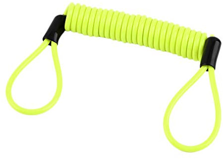 Candado de disco y cable de recordatorio para motocicletas (120 cm)