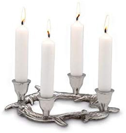 Kerzenständer Geweih rund für 4 Stabkerzen