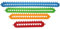 4-teiliges rechteckiges Strickset, Strickset, Mütze, Schal, Handschuh, Strickset, DIY-Nähwerkzeug-Set.