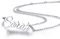 MissChic Namenskette, Silber Personalisierte Kette,18K Rosegold/Gold Vergoldet mit Name, Geschenk für Freuen, Herren, Freundin, Mutter, Schwester