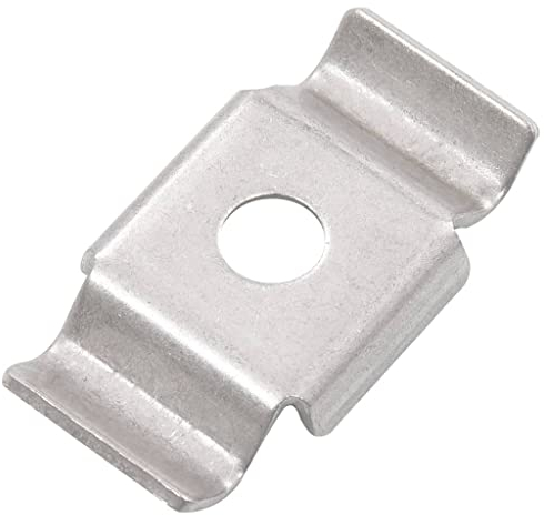 vidaXL 50x Clips de Clôture en Papillon Panneaux de Clôture aux Poteaux Stable Pratique Durable Connecteur de Grille Acier Inoxydable