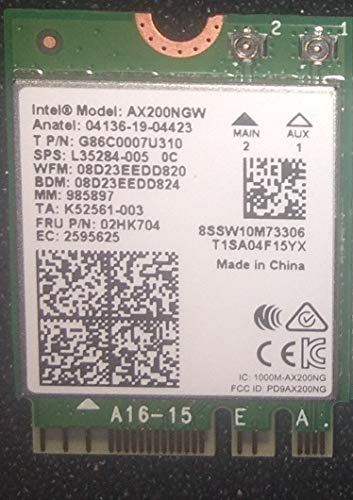 Intel® Wi-Fi 6 AX200 M.2 vPro Wi-Fi Adapter