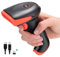 Tera Bluetooth Lecteur de Code Barres 2D 1D sans Fil 2.4GHz, Douchette Scanner Omnidirectionnel de QR Code avec USB, Batterie de 2000mAh, Automatique Mains Libres Modèle HW0002-1