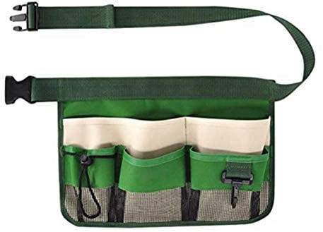 Tool Belt for Garden Tools, Tool Bag 600D Oxford Belt Pouch with Multi-Pocket for Gardening Construction Worker Mechanic Men Women Children (Green)