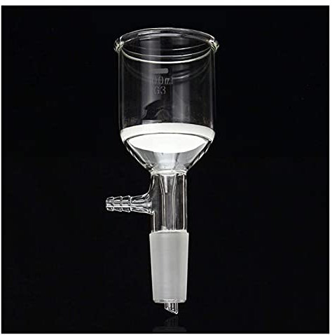 Laboratorio scientifico Laboratorio scientifico 100ml Filtro Imbuto Buchner 24/40 Joint Buchner Funnel Lab Dispositivo di filtrazione per vetreria Forniture per laboratori educativi per la scuola