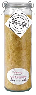 Candle Factory Big Jumbo Duftkerze aus pflanzlichem Stearin im hitzebeständigen Glas der Marke Weck®, ca. 100h Brennzeit, Duft: Ruhe & Gelassenheit