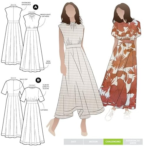Style Arc Sewing Pattern - Trinnie Woven Dress (Sizes 04-16)