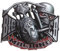 DTSMEOIC DT Gürtelschnalle für Herren, Indianer-Totenkopf-Gürtelschnalle, Gothic-Totenkopf-Western-Cowboy-Gürtelschn, 6, Small