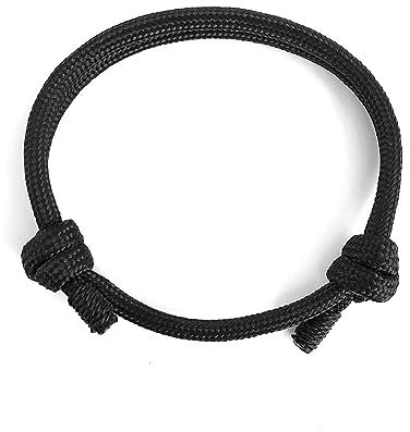 Norhogo Bracciale Uomo Corda, Bracciale Uomo Corda Intrecciata, Bracciali Corda Nautica per Uomo Sportivi, Marinaio, Surf, Arrampicata