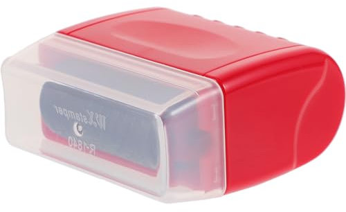 DIKACA Security Stamp Vertraulichkeitssiegel Id- Informationsblocker-stempel Geheime Siegelwalze Praktischer Ausweisstempel Kindergärtnerin Liefert Zubehör Für Eliminator Plastik Groß