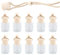 10 Piezas Colgar Difusor Colgante para Coche, Botellas de Perfume para Ambientador de Coche Recargables, Botella Difusora de Aromaterapia de Aceite Esencial Vacía para Coche, Hogar, Oficina (D)