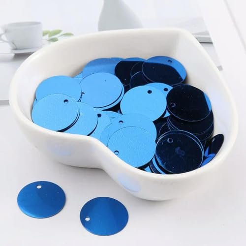 KUCOON 10g/Packung Runde Pailletten 6mm 8mm 10mm 15mm 20mm 30mm Nähen Pailletten für Handwerk Schmuck Zubehör Hochzeit Kleid Handwerk