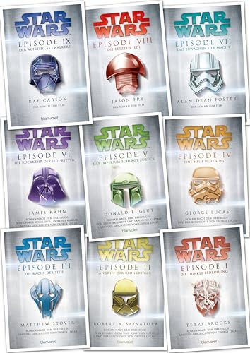 Star Wars™ - Episode I. bis IX. (Episode 1 bis 9) Silberedition (Blanvalet Verlag)