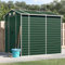 LAPOOH Gerätehaus Grün 191x215x198 cm Verzinkter Stahl, Gartenhaus, Gerätehaus, Fahrradgarage, Gartenhütte, Geräte Schuppen, Gartengerätehaus