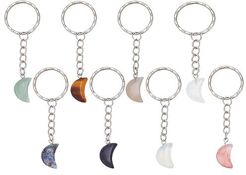 DELORIGIN Porte-clés Lanyard Porte-clés Bracelet Porte-clés pour clés de voiture, téléphone portable, sacs à dos, porte-monnaie Décoration