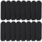 50 Pcs Pedicure File Refill Pads, Stainless Steel Foot File Refills, Foot File Replacement Pads, Self-Adhesive Reusable Foot Rasp for Removing Callus Dead Skin, Pedicure Salon(25 x 180 Grit, 25 x 90Gr