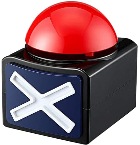 Game Buzzers, Game Show Buzzers, Funny Game Buzzers, Light Up Buzzer, Funny Games Answer Buzzer Light-Up Buttons with Alarm Sound, Family Games, Pranks