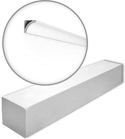 B5 NOMASTYL Deckenleiste - 10 Stk. (20 m) - 50 x 50 x 2000 mm - NOËL & MARQUET - eine Marke von NMC - Extrudiertes Polystyrol