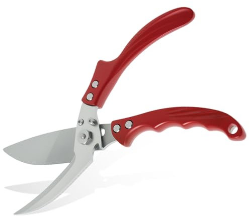 Poultry Shears, Professional Kitchen Scissors with Ergonomic Handle & Comfortable Grip Sturdy Heavy Duty Scissors Removable for Cooked Meat, Raw Meat, Chicken, Turkey, Seafood