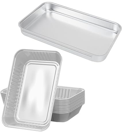 BQMAX 93305 Aluminum Catch Pan Kit for Weber Spirit 200/300 Genesis II 300 Series, 6415 Grill Drip Pan for Weber Spirit E-210 E-310 E-330 Genesis II E-310 E-315 E-330 for Weber Grease Tray