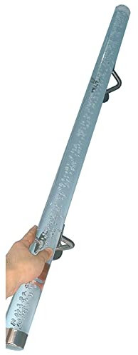 UTTDP Treppenhandlauf-Set aus durchsichtigem Acryl in individueller Länge – Sicherheitsgeländer zur Wandmontage for den Innen- und Außenbereich (0,5–6 m)(220cm(7.2ft))