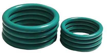FKM O Ring Seal Fluorine Rubber Sealing Gasket, 3.5 mm X 12 mm, Green, 40 Pcs