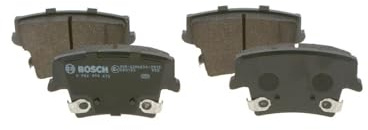 Set of 4 BOSCH 0986494678 Disc Brake Pads | Bosch Quality - Reduced Noise and Dust - ECE-R90 Certified - Copper-Free
