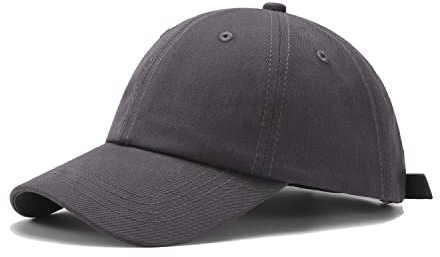 Quanhaigou Baseballkappe mit Totenkopf-Motiv, verstellbar, Unisex - Grau - Einheitsgröße