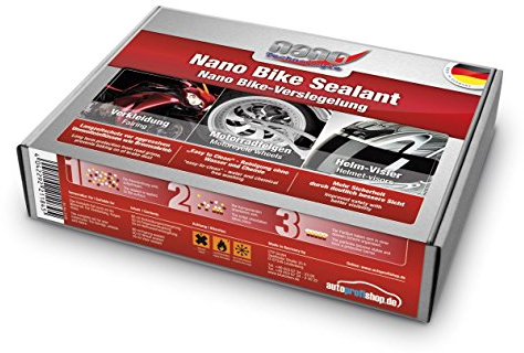 bluechem Nano Bike Versiegelungsmittel Set Motorrad Verkleidung Paint Felgen Visier Beschichtung