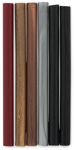 MANUSCRIPT Sealing Gun Wax - Assorted Colours (Pack of 6), (diameter 8mm only)