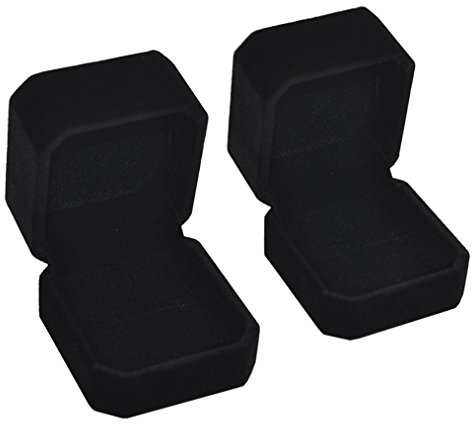 iSuperb Kästchen StückRing Schatulle Schmuck Schmuckkästchen Kästchen (Beflockung Ring Box) …