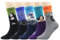 Cansok Lustige Herren-Socken mit Aufschrift Happy Calf, Mehrfarbig – Famouse Painting #1, 40-44