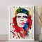 Nacnic Che Guevara Aquarell Poster. Wasserfarbe Stil Wanddekoration Abbildung von Kuban Revolution und Politik. Verschiedene mehrfarbige historische Figur Bilder ohne Rahmen. Größe A4