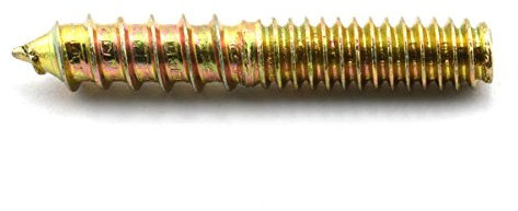 8 Pack 1/4-20 x 1-1/2 Inch Hanger Bolts Double Headed Bolts Self-Tapping Screw Hanger Bolts for Furniture