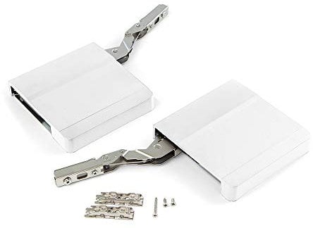 EMUCA - Compás Agile para Puerta elevable de Mueble, Fuerza 1800-3500 (H), Blanco