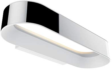 Paulmann 709.48 Deckenleuchte Agena IP44 LED dimmbar 1x20W Chrom/Weiß matt 230V Alu/Edelstahl
