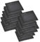 KESPER 38110 Lot de 10 sous-verres en ardoise 13 x 13 cm