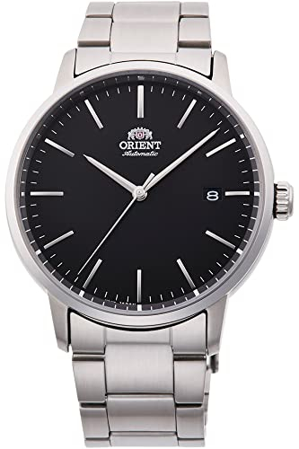 Orient Herren Analog Automatik Uhr mit Edelstahl Armband RA-AC0E01B10B