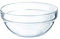 Arcoroc ARC 10003 Empilable Schale, Stapelschale, Schüssel, 14cm, 570ml, Glas, transparent, 6 Stück