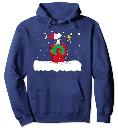 Peanuts Snoopy Urlaub Haus Schlitten Pullover Hoodie