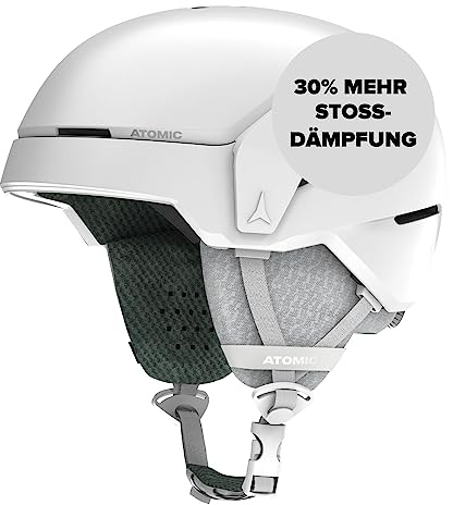 ATOMIC COUNT Skihelm - White Heather - Größe S - Helm für max. Sicherheit - Skihelme mit bequemem 360° Fit System - Snowboardhelm mit funktionellem Innenfutter - Kopfumfang 51-55 cm