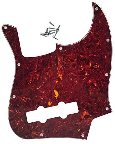 Dopro Jazz Bass J Bass Schlagbrett passend für USA/mexikanische 4-saitige Fender Jazz Bass Vintage Tortoise