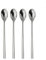 Robert Welch Blockley Bright Long Handled Spoon, Set of 4. Suitable for Latte, jam and ice Cream. Made from Stainless Steel. Dishwasher Safe.