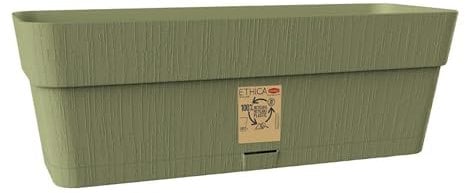 Stefanplast FIORIERA ETHICA 50cm Verde C/RIS Acqua, Come da Foto