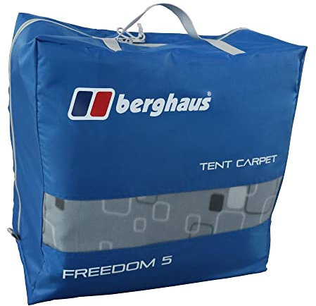 Berghaus Freedom 5 Triple Layered Insulating Tent Carpet, Luxuriously Soft Tent Carpet, Camping Equipment, Grey, One Size
